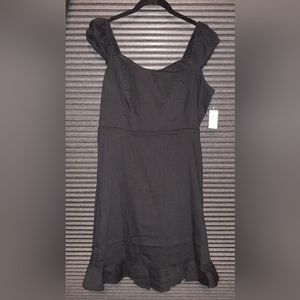 Old Navy Black Cap Sleeve Cami Mini Dress-Size Large